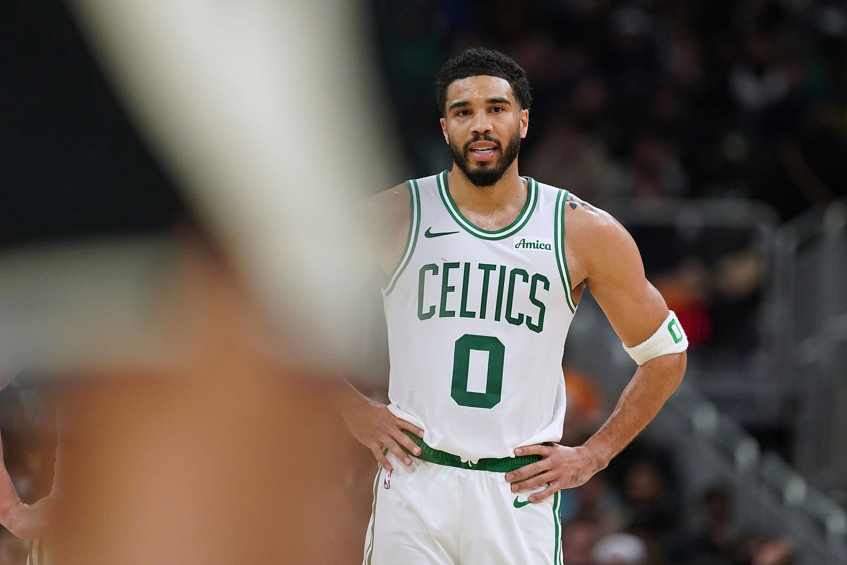 欧冠官方直播平台-塔图姆：本周才决定出战MSG的这场比赛 赛前还告诉自己要放松